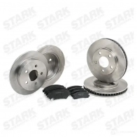 Тормозные диски и колодки, комплект STARK skbk1090344 A ODUU 1437815846 - Изображение 3