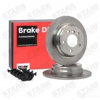 Тормозные диски и колодки, комплект STARK 1437818116 4WFS M skbk1090187 - Изображение 2
