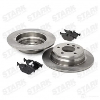 Тормозные диски и колодки, комплект STARK 1437818116 4WFS M skbk1090187 - Изображение 3