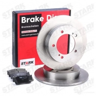 Тормозные диски и колодки, комплект STARK X1JF 0G4 skbk1090208 1437814337 - Изображение 2