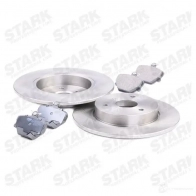 Тормозные диски и колодки, комплект STARK skbk1090052 LZJ SW 1437817599 - Изображение 3