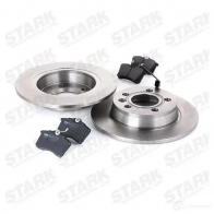 Тормозные диски и колодки, комплект STARK 1437813537 skbk1090037 ZNV AWH3 - Изображение 3
