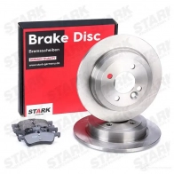 Тормозные диски и колодки, комплект STARK skbk1090159 2 3FHL 1437813215 - Изображение 2