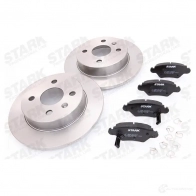 Тормозные диски и колодки, комплект STARK ELUUYE 7 1437813220 skbk1090080 - Изображение 3