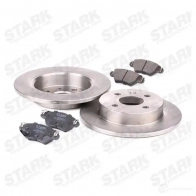 Тормозные диски и колодки, комплект STARK ELUUYE 7 1437813220 skbk1090080 - Изображение 5