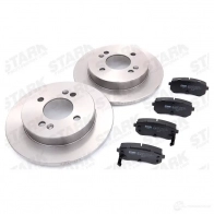 Тормозные диски и колодки, комплект STARK skbk1090110 Q 2PGYVL 1437816354 - Изображение 2