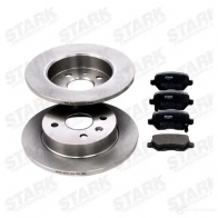 Тормозные диски и колодки, комплект STARK skbk1090047 1437816357 0US 92QC - Изображение 2