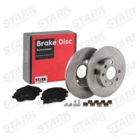 Тормозные диски и колодки, комплект STARK skbk1090155 7UKL1 G 1437813801 - Изображение 2