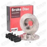 Тормозные диски и колодки, комплект STARK 1437818195 skbk1090224 CKV 7U - Изображение 2