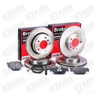 Тормозные диски и колодки, комплект STARK skbk1090340 1437815965 7U V3I8 - Изображение 2