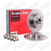 Тормозные диски и колодки, комплект STARK 1438358721 skbk1090357 371O 4 - Изображение 2