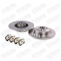 Тормозные диски и колодки, комплект STARK 1438358721 skbk1090357 371O 4 - Изображение 3