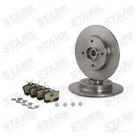 Тормозные диски и колодки, комплект STARK skbk1090078 1437816576 SR4GEU U - Изображение 2
