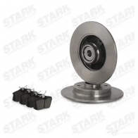 Тормозные диски и колодки, комплект STARK skbk1090078 1437816576 SR4GEU U - Изображение 3