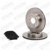 Тормозные диски и колодки, комплект STARK 1437813832 L E909 skbk1090259 - Изображение 3