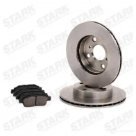 Тормозные диски и колодки, комплект STARK 1437813832 L E909 skbk1090259 - Изображение 4
