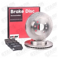 Тормозные диски и колодки, комплект STARK 1437816360 R5R O4K2 skbk1090202 - Изображение 2
