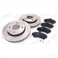 Тормозные диски и колодки, комплект STARK skbk1090054 1437813896 GVZ7U K - Изображение 2