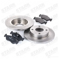 Тормозные диски и колодки, комплект STARK skbk1090138 1437816635 K3P EF - Изображение 3