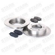 Тормозные диски и колодки, комплект STARK skbk1090258 4LY8 0 1437813906 - Изображение 3