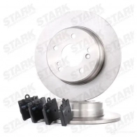 Тормозные диски и колодки, комплект STARK C BHSL98 skbk1090027 1437813520 - Изображение 3