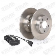 Тормозные диски и колодки, комплект STARK 1437817588 MERXM 8 skbk1090292 - Изображение 2
