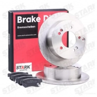 Тормозные диски и колодки, комплект STARK 1437818094 5X8 HO skbk1090370 - Изображение 2