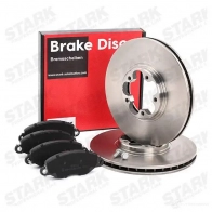 Тормозные диски и колодки, комплект STARK 1437814287 ZZZQR T skbk1090156 - Изображение 2