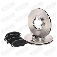 Тормозные диски и колодки, комплект STARK 1437814287 ZZZQR T skbk1090156 - Изображение 3