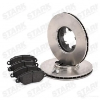 Тормозные диски и колодки, комплект STARK 1437814287 ZZZQR T skbk1090156 - Изображение 4