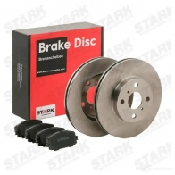 Тормозные диски и колодки, комплект STARK 1437816777 5C W078O skbk1090368 - Изображение 2