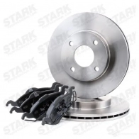 Тормозные диски и колодки, комплект STARK DGWY C skbk1090029 1437813931 - Изображение 4
