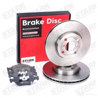 Тормозные диски и колодки, комплект STARK UFFPG N 1437818119 skbk1090236 - Изображение 2