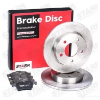 Тормозные диски и колодки, комплект STARK Y9O1 IS skbk1090205 1437818173 - Изображение 2