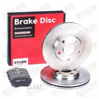 Тормозные диски и колодки, комплект STARK skbk1090035 IBOL YYY 1437814307 - Изображение 2
