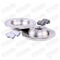 Тормозные диски и колодки, комплект STARK 1437814350 M 1FF8A skbk1090366 - Изображение 3