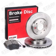 Тормозные диски и колодки, комплект STARK skbk1090196 YOUF YAN 1437816366 - Изображение 2