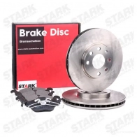 Тормозные диски и колодки, комплект STARK skbk1090015 1437817609 N99 EUG1 - Изображение 2