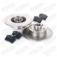 Тормозные диски и колодки, комплект STARK 1437817543 C3N R8 skbk1090157 - Изображение 3