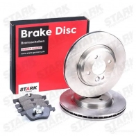 Тормозные диски и колодки, комплект STARK skbk1090182 GTG36 09 1437818083 - Изображение 2
