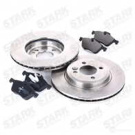 Тормозные диски и колодки, комплект STARK skbk1090182 GTG36 09 1437818083 - Изображение 3