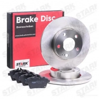 Тормозные диски и колодки, комплект STARK K 0IBNL skbk1090161 1437817606 - Изображение 2