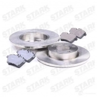 Тормозные диски и колодки, комплект STARK K 0IBNL skbk1090161 1437817606 - Изображение 3