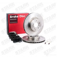 Тормозные диски и колодки, комплект STARK skbk1090246 NEFY TZ5 1437816502 - Изображение 2