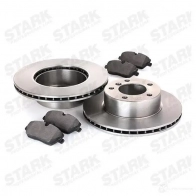Тормозные диски и колодки, комплект STARK skbk1090217 MD 5WG 1437817381 - Изображение 3
