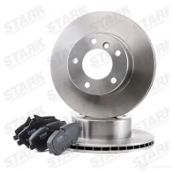 Тормозные диски и колодки, комплект STARK skbk1090217 MD 5WG 1437817381 - Изображение 4