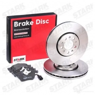 Тормозные диски и колодки, комплект STARK 410H7 7 skbk1090351 1437816577 - Изображение 2