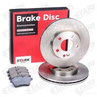 Тормозные диски и колодки, комплект STARK skbk1090180 PY8M4 8I 1437813911 - Изображение 2