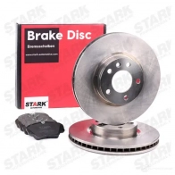 Тормозные диски и колодки, комплект STARK skbk1090172 PL KJ2R 1437816504 - Изображение 2