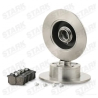 Тормозные диски и колодки, комплект STARK skbk1090034 1437813790 Y3 UJ2 - Изображение 4